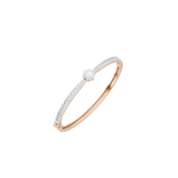 Center Flash Wristband 3.032 Carat Lab Grown Diamond Bracelet