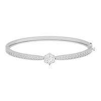 Center Flash Wristband 3.032 Carat Lab Grown Diamond Bracelet