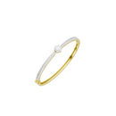 Center Flash Wristband 3.032 Carat Lab Grown Diamond Bracelet