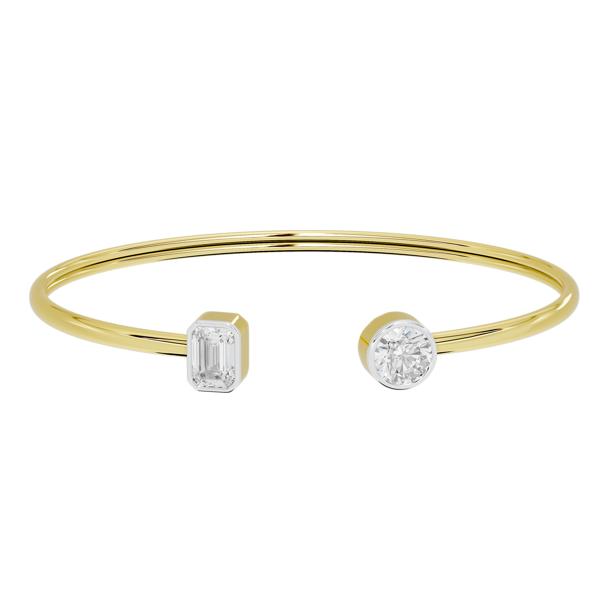Glow Mates flexcuff 2.19 Carat Lab Grown Diamond Bracelet