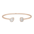 Duo Dash flexcuff 1.531 Carat Lab Grown Diamond Bracelet