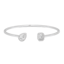 Duo Dash flexcuff 1.531 Carat Lab Grown Diamond Bracelet