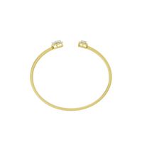 Duo Dash flexcuff 1.531 Carat Lab Grown Diamond Bracelet
