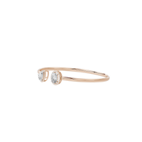Dual Vibe flexcuff 2.266 Carat Lab Grown Diamond Bracelet