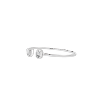 Dual Vibe flexcuff 2.266 Carat Lab Grown Diamond Bracelet