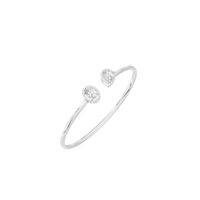 Dual Vibe flexcuff 2.266 Carat Lab Grown Diamond Bracelet