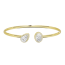 Dual Vibe flexcuff 2.266 Carat Lab Grown Diamond Bracelet