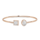 Double Dazz flexcuff 2.324 Carat Lab Grown Diamond Bracelet