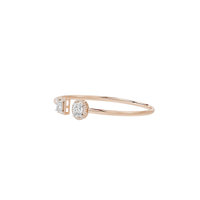 Double Dazz flexcuff 2.324 Carat Lab Grown Diamond Bracelet