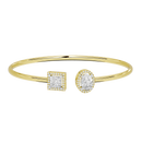 Double Dazz flexcuff 2.324 Carat Lab Grown Diamond Bracelet