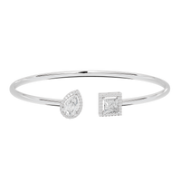 Flash Line flexcuff 2.092 Carat Lab Grown Diamond Bracelet