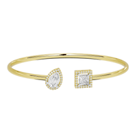 Flash Line flexcuff 2.092 Carat Lab Grown Diamond Bracelet