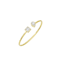 Flash Line flexcuff 2.092 Carat Lab Grown Diamond Bracelet