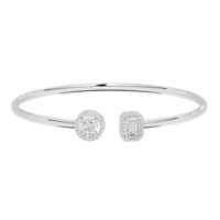 Moon Pop flexcuff 2.004 Carat Lab Grown Diamond Bracelet