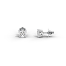 Single Serve Solitaire 1.073 Carat Lab Grown Diamond Stud Earrings -