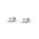 Single Serve Solitaire 1.073 Carat Lab Grown Diamond Stud Earrings -