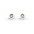 Single Serve Solitaire 1.073 Carat Lab Grown Diamond Stud Earrings -
