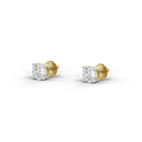 Single Serve Solitaire 1.073 Carat Lab Grown Diamond Stud Earrings -