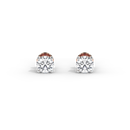 Sweet Flick Solitaire 2.117 Carat Lab Grown Diamond Stud Earrings