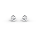 Sweet Flick Solitaire 2.117 Carat Lab Grown Diamond Stud Earrings