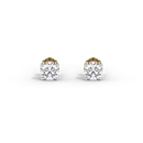 Sweet Flick Solitaire 2.117 Carat Lab Grown Diamond Stud Earrings