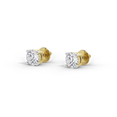 Sweet Flick Solitaire 2.117 Carat Lab Grown Diamond Stud Earrings