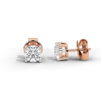 Babe Stud Solitaire 4.16 Carat Lab Grown Diamond Stud Earrings