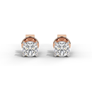 Babe Stud Solitaire 4.16 Carat Lab Grown Diamond Stud Earrings
