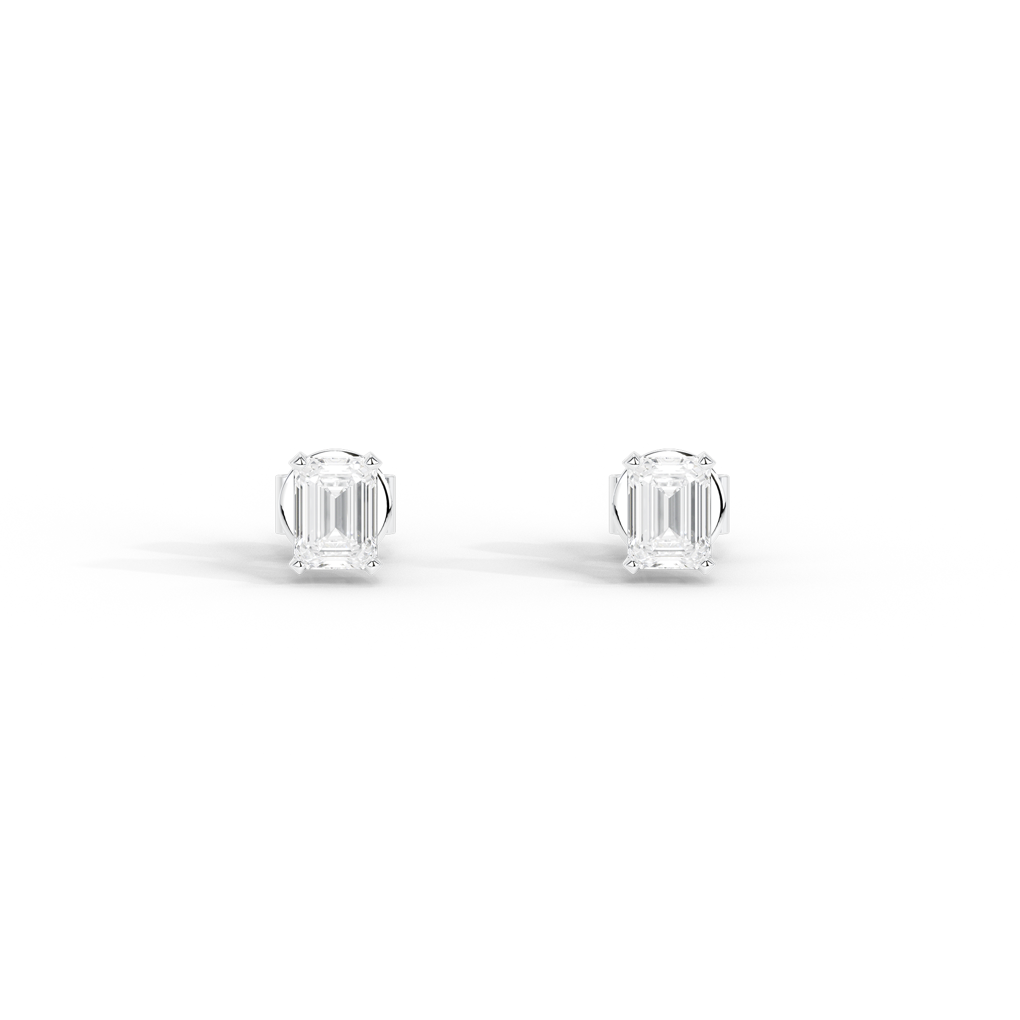 Studded Up Solitaire 0.52 Carat Lab Grown Diamond Stud Earrings