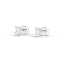 Solo Glow Solitaire 2.228 Carat Lab Grown Diamond Stud Earrings
