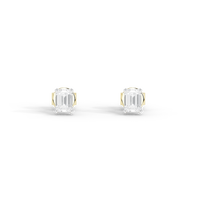 Solo Glow Solitaire 2.228 Carat Lab Grown Diamond Stud Earrings