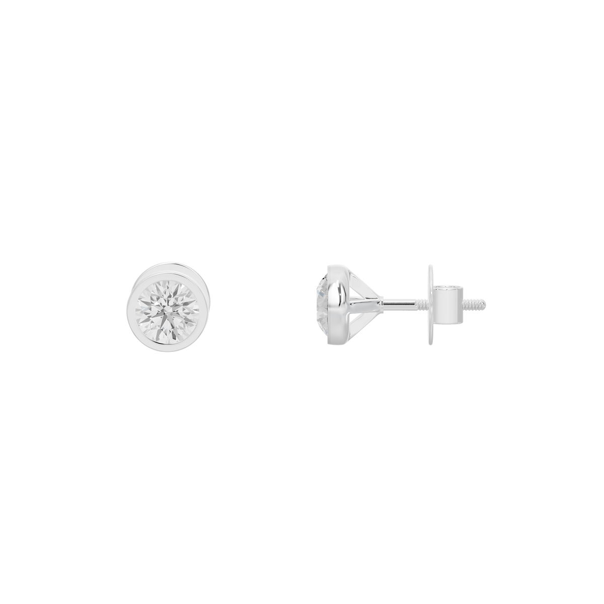 Eliora Stud Lab Diamond Earrings