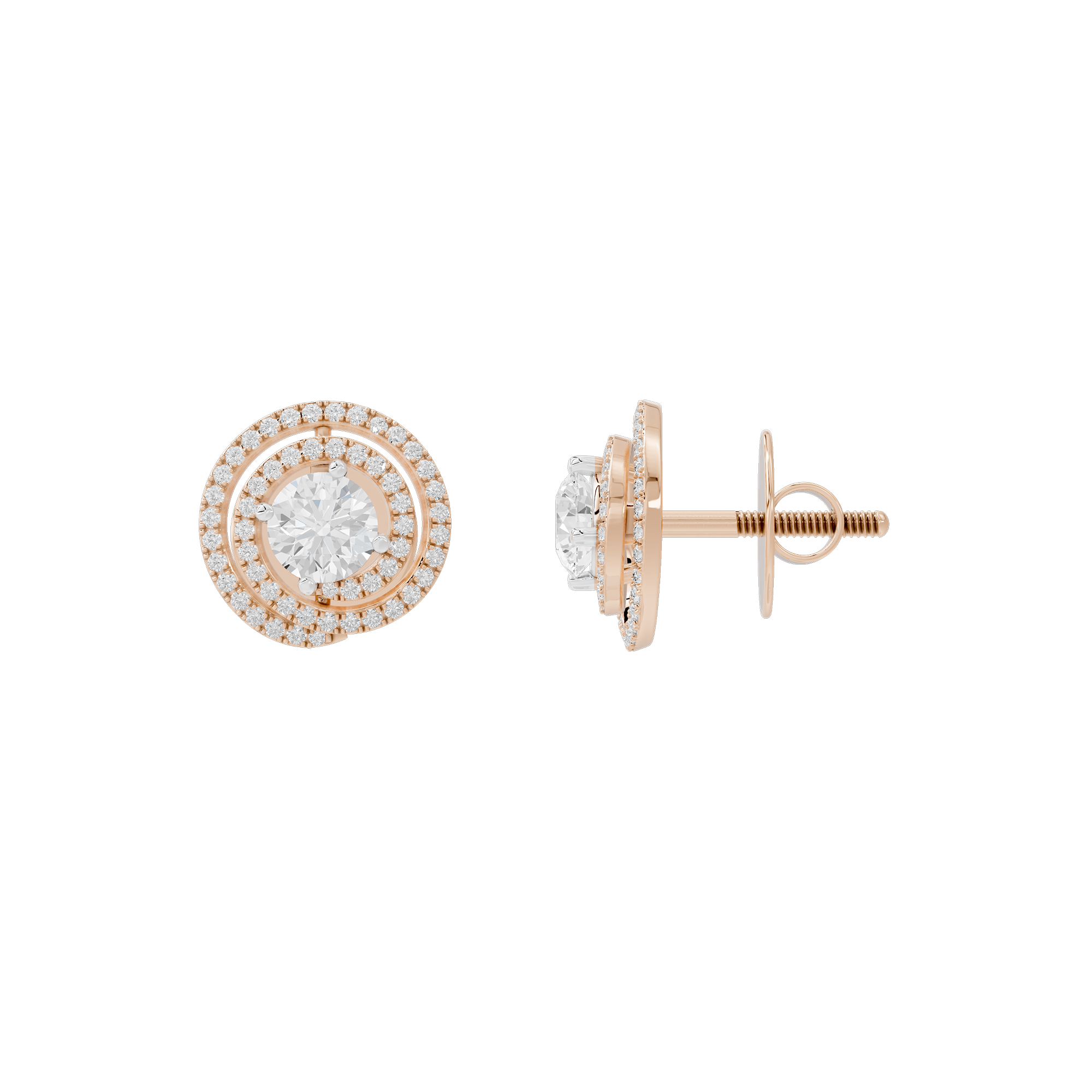 Icy Intentions 1.378 Carat Lab Grown Diamond Stud Earrings