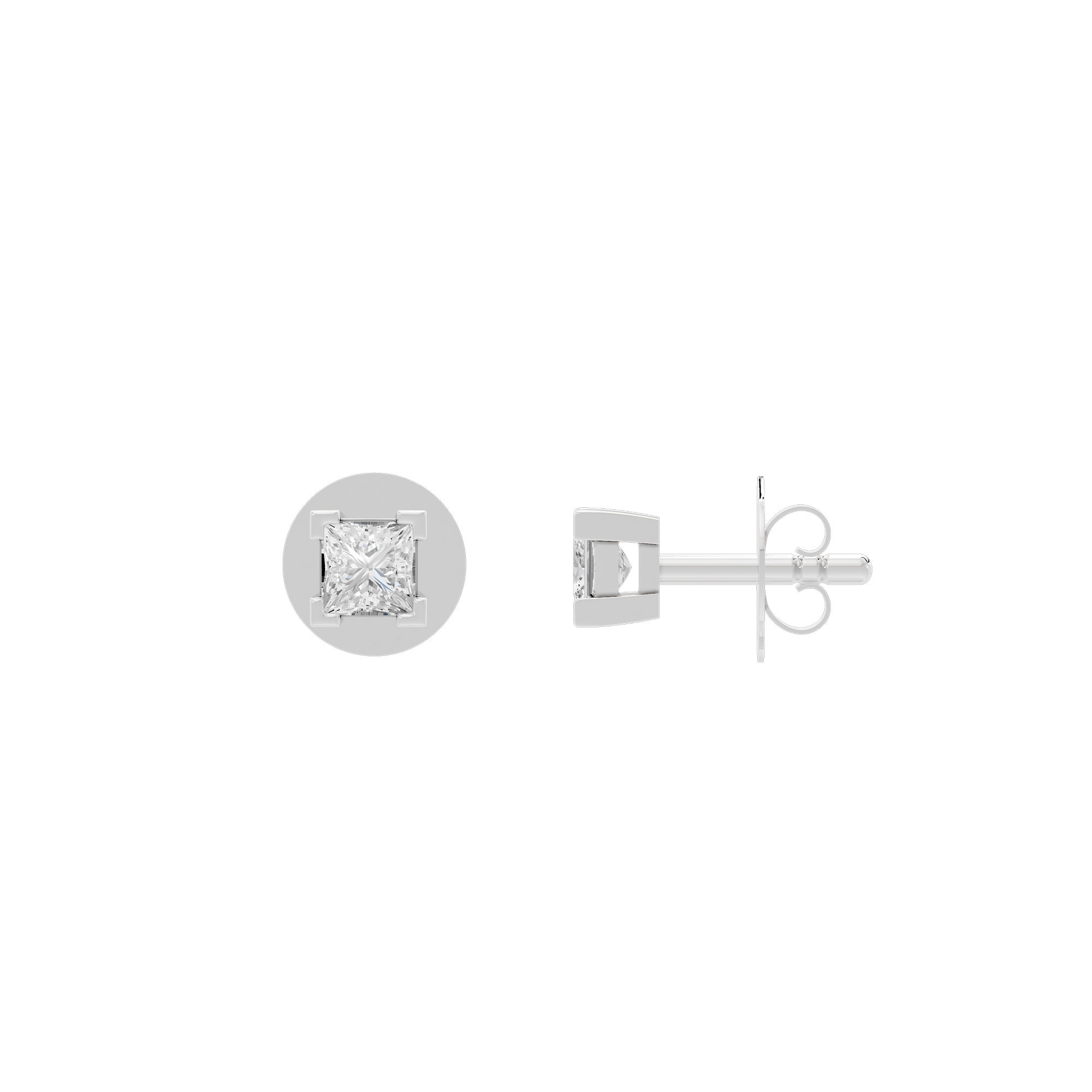 Trill Thrilled Solitaire 0.387 Carat Lab Grown Diamond Stud Earrings
