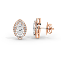 Marq My Words Helo 0.556 Carat Lab Grown Diamond Earrings