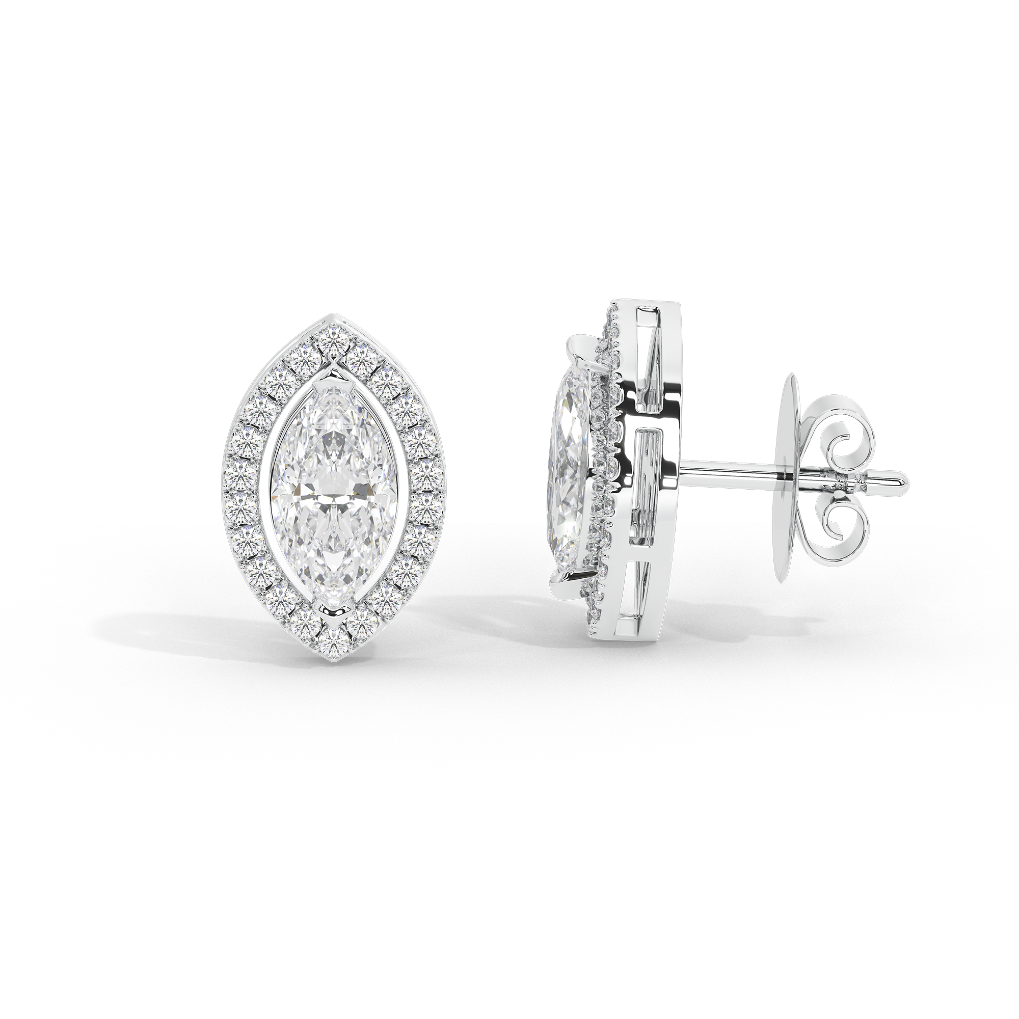 Marq My Words Helo 0.556 Carat Lab Grown Diamond Earrings