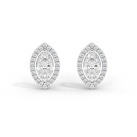 Marq My Words Helo 0.556 Carat Lab Grown Diamond Earrings