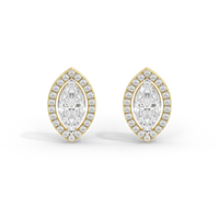 Marq My Words Helo 0.556 Carat Lab Grown Diamond Earrings