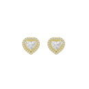 Lil Heart Helo 2.44 Carat Lab Grown Diamond Stud Earrings