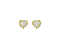 Heartspark Helo Stud Earrings