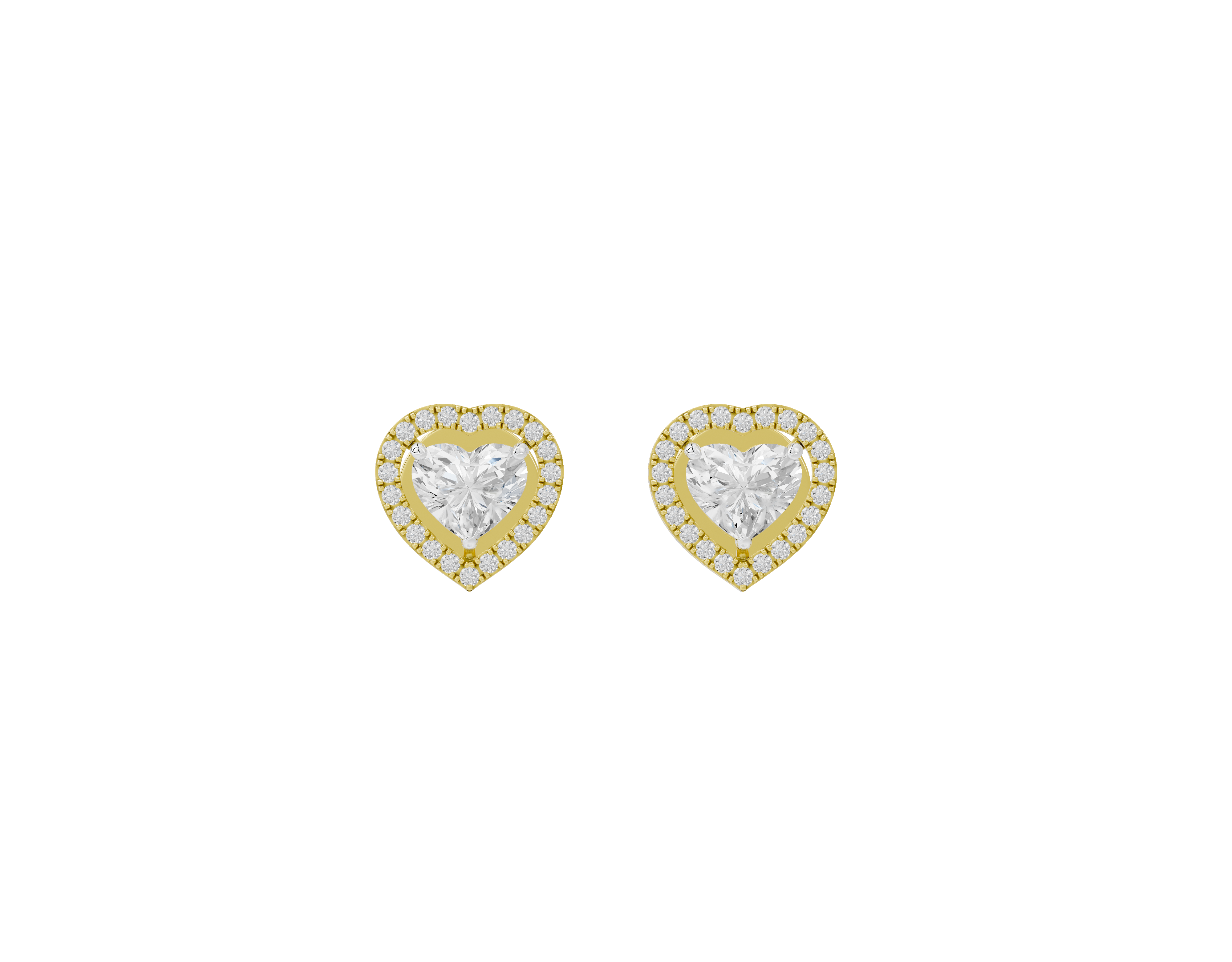 Heartspark Helo Stud Earrings