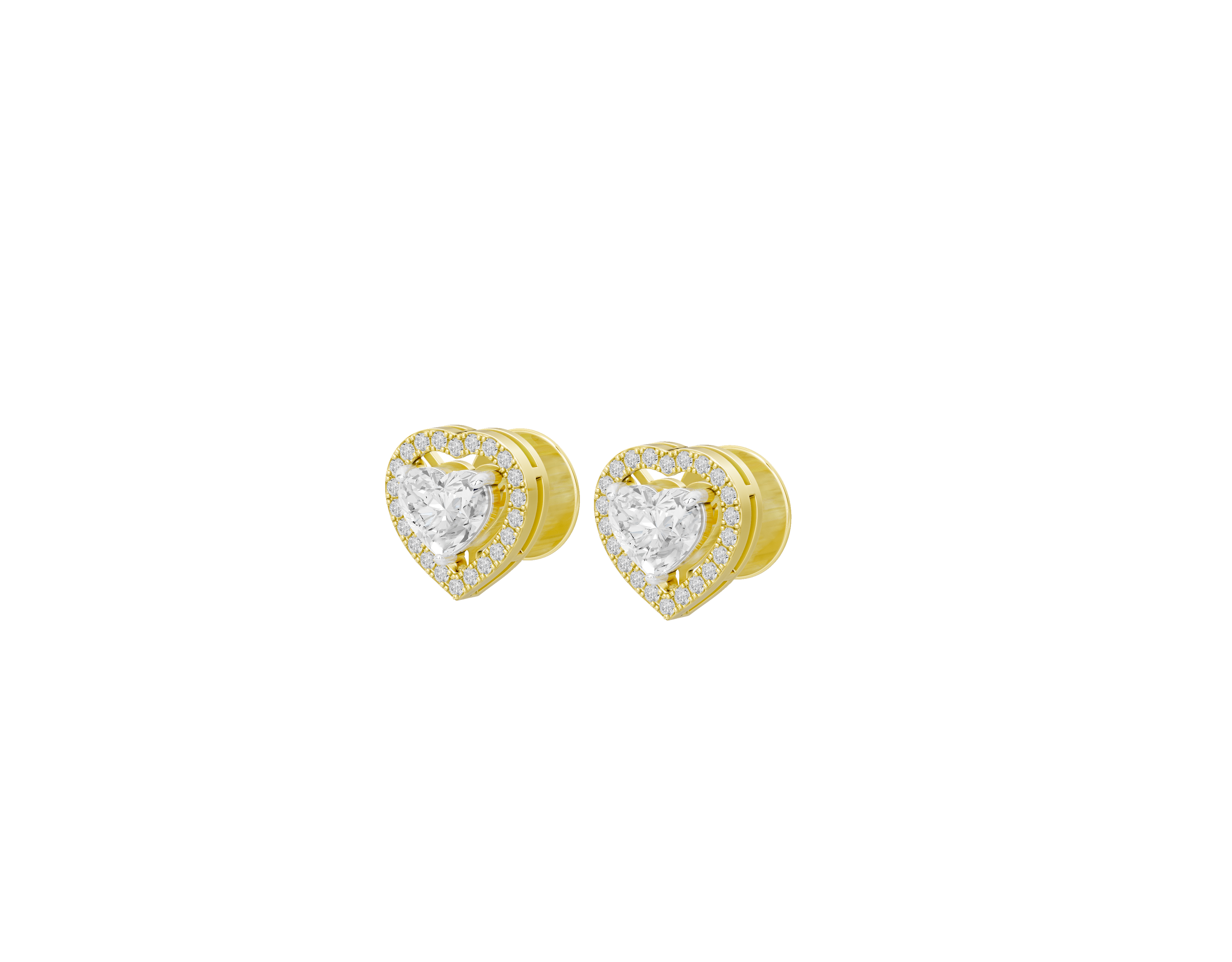 Heartspark Helo Stud Earrings
