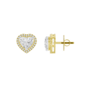 Heartspark Helo 1.278 Carat Lab Grown Diamond Stud Earrings