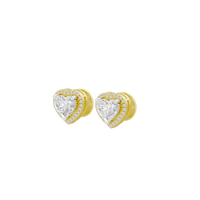 Heartspark Helo 1.278 Carat Lab Grown Diamond Stud Earrings