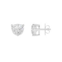 Babyheart Solitaire 3.2 Carat Lab Grown Diamond Stud Earrings