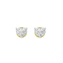 Babyheart Solitaire 3.2 Carat Lab Grown Diamond Stud Earrings