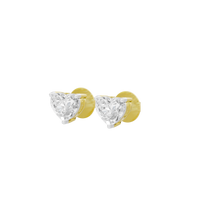 Babyheart Solitaire 3.2 Carat Lab Grown Diamond Stud Earrings