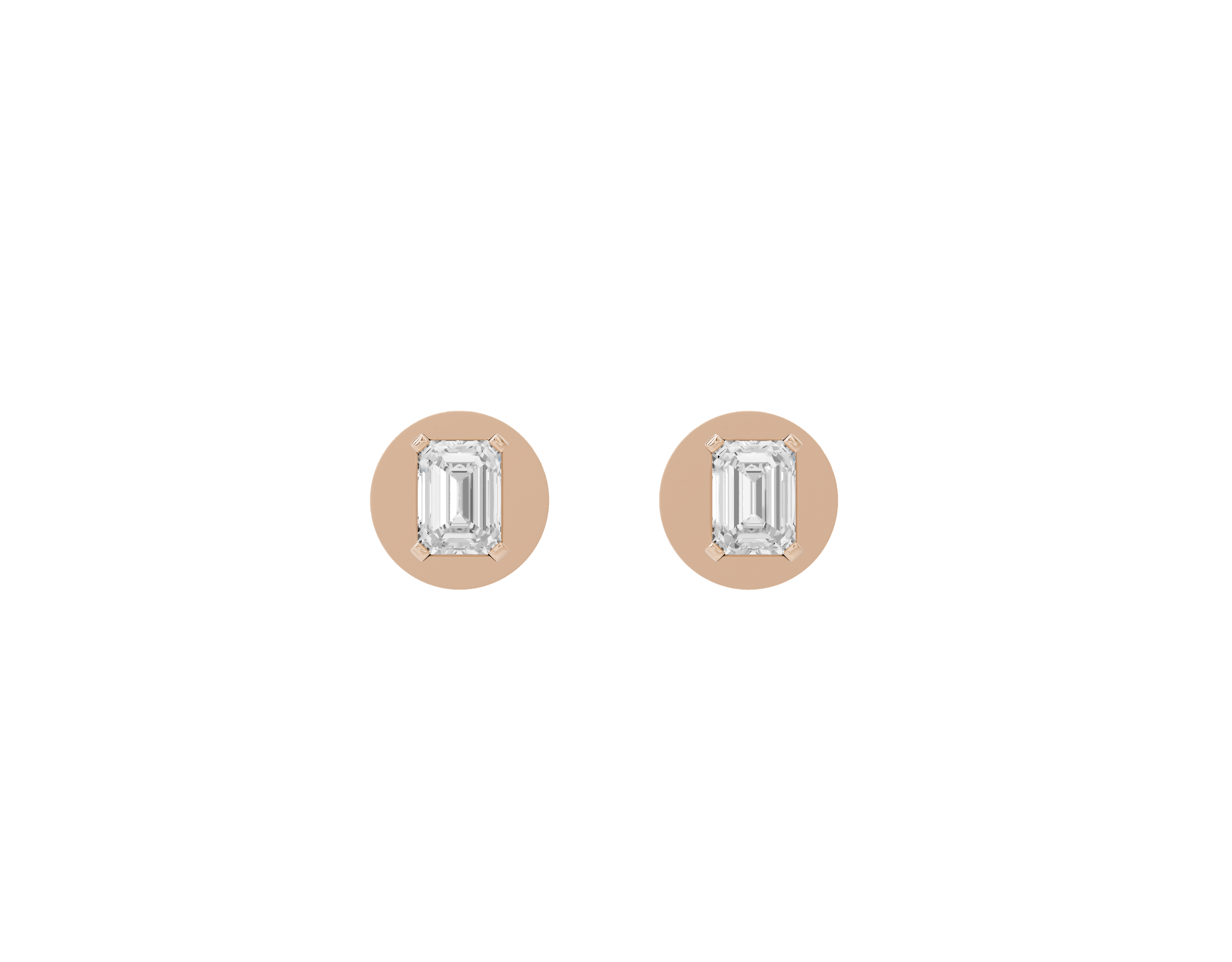 Icy Solitaire Stud Earrings