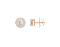 Icy Solitaire Stud Earrings