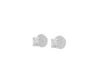 Icy Solitaire Stud - Lab Diamond Earrings